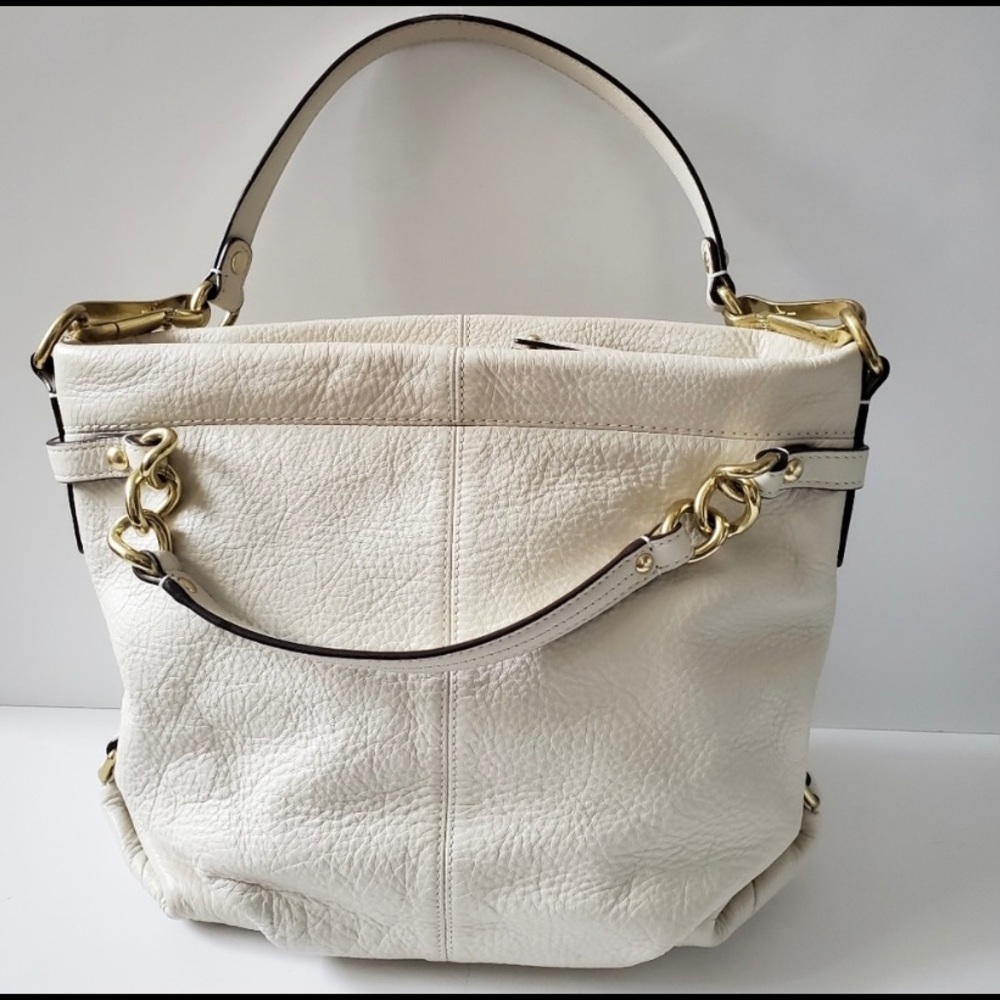 Coach Brooke Hobo Bag Cream